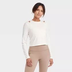 Women's Long Sleeve Cropped Top - All in Motion™