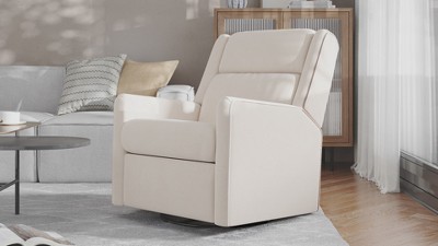 Lucy Off-White Fabric 3-in-1 Manual Recliner