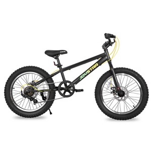 JOYSTAR Fat Tire Mountain Bike for Kids, 20" 7 Speed Kids Bicycle for Boys Girls - 1 of 4
