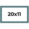 PosterPalooza | Simple Blue Picture Frame - UV Acrylic, Backing Board, Hanging Hardware Included - 2 of 4