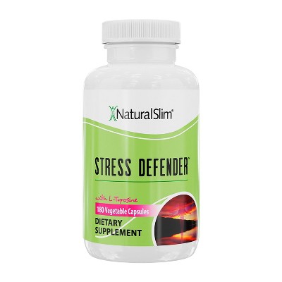NaturalSlim Stress Defender - Stress Relief Supplement, 180 Capsules