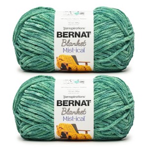 Bernat Blanket Mist-Ical Yarn 24 Pack-Spearmint - 1 of 3