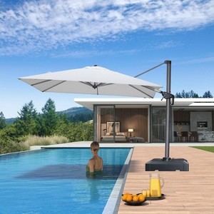 PURPLE LEAF UV Resistant Patio Umbrella Economical Outdoor Umbrella - 1 of 4