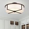 Livex Lighting Wesley 4 - Light Semi-Flush Mount in  Bronze - 3 of 4