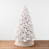 Best Choice Products Pre-Lit Black Christmas Pine Tree w/ Flocked Branches, Warm-White Lights - 2 of 4