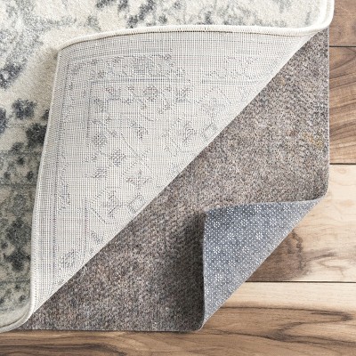 Brody 6' Square Grey Eco-Friendly Non-Skid Rug Pad