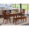 Small Dinette Set - Modern Kitchen Table with Chairs & Storage Leaf - Compact Dining Room Furniture - 2 of 4