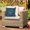 Liora Manne Visions III Stripes Indoor/Outdoor Pillow.. - 3 of 4