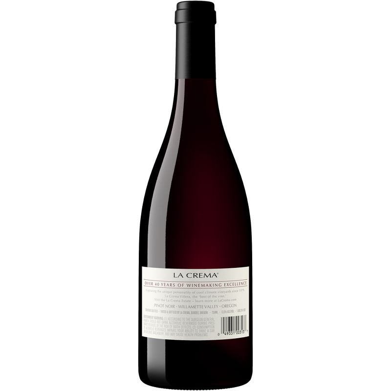 La Crema Williamette Valley Pinot Noir Red Wine - 750ml Bottle, 2 of 4