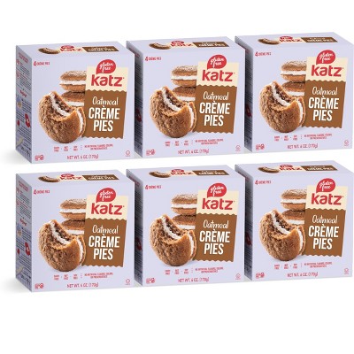 Katz Gluten Free Oatmeal Creme Pies - 6 Pack
