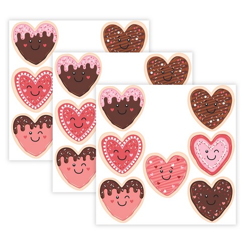 Teacher Created Resources® Frosted Heart Cookies Accents, 30 Per Pack, 3 Packs - image 1 of 3