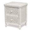 Sea Winds Santa Cruz 2 Drawer Nightstand w/ Glass Top - 3 of 4