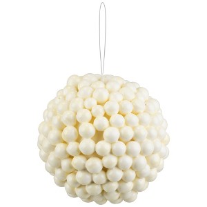 Northlight Berries Christmas Ball Ornament - 4.75" - White - 1 of 4