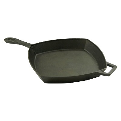 Bayou Classic Cast Iron 12in Square Skillet