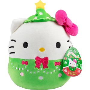 Squishmallows Original 8-Inch Hello Kitty Pine Tree - Official Jazwares Plush - Collectible Sanrio Stuffed Animal Toy - Gift for Kids, Girls & Boys - 1 of 4