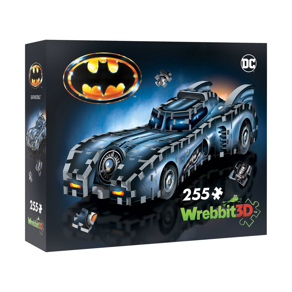 Photos - Jigsaw Puzzle / Mosaic DC Batman Batmobile 3D Puzzle 255pc: Vehicles & Transportation, Foam Material by Wrebbit