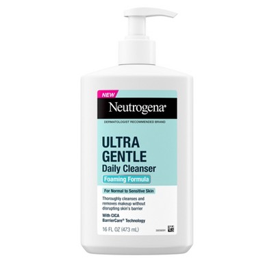 Neutrogena Ultra Gentle Foaming Facial Cleanser, Hydrating