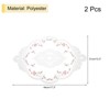 Unique Bargains Polyester Flexible Embroidery Vintage Pattern Washable Table Place Mats 2 Pcs - 2 of 4