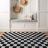 World Rug Gallery Block Shag Rug – Great for Living Room, Bedroom, or Entryway – Medium Pile, Easy to Clean – Anthracite Dark Gray - 2 of 4
