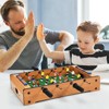 Gymax Foosball Table Table Top Soccer Game for Arcades and Scoreboards Mini Indoor Soccer Set for Kids Family Night Party Game Room - 3 of 4