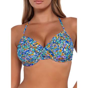Sunsets Women's Danica Bikini Top - 582 38e/36f/34g Slate Seagrass : Target
