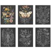 Brea Reese: Scratch Art Paper Pad, Inspiring Insects, 6 Designs, DIY Adult Craft - 3 of 4