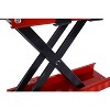 Steel Motorcycle Scissor Lift Jack 1100 Lbs Capacity Crank Stand Jack Tool with Saddle and Safety Pins for Motorcycle Repair - 2 of 4