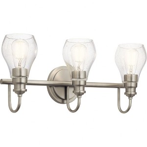Kichler Lighting Greeier 3 - Light Vanity in  Brushed Nickel - 1 of 2