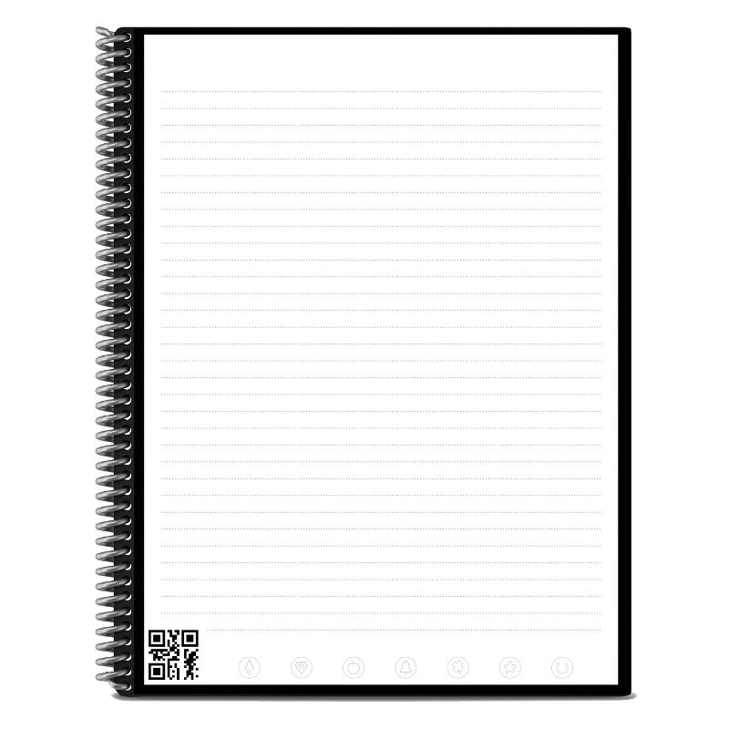Core Smart Spiral Reusable Notebook Lined 32 Pages 8.5"x11" Letter Size Eco-Friendly Notebook - Rocketbook, 4 of 12