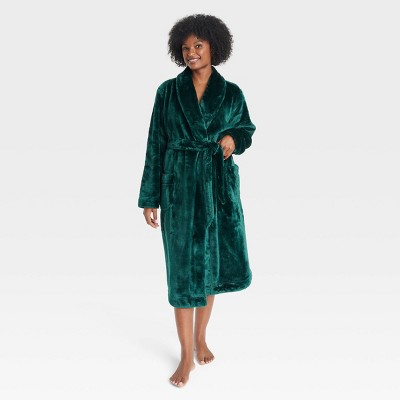 Image of Women's Plush Robe - Auden™ Green M/L