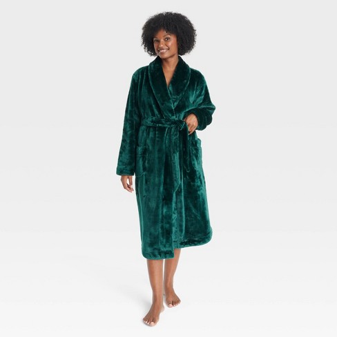 Women s Plush Robe Auden Green Xl xxl Target