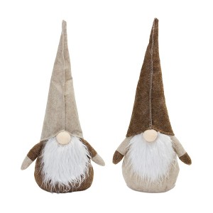 Melrose Plush Gnome Shelf Sitter (Set of 2) - 1 of 3