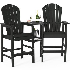 Karl Home | 2-Piece Outdoor Adirondack Bar Chairs with Removable Trays - 1 of 4
