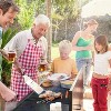 LunaLulinlk Stainless Steel Barbecue Tool Set Ergonomic Handle - 2 of 4
