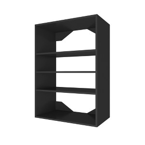 APRILSOUL Short Tower Unit Wall Mount 3-Shelf Wood Closet System - 1 of 4