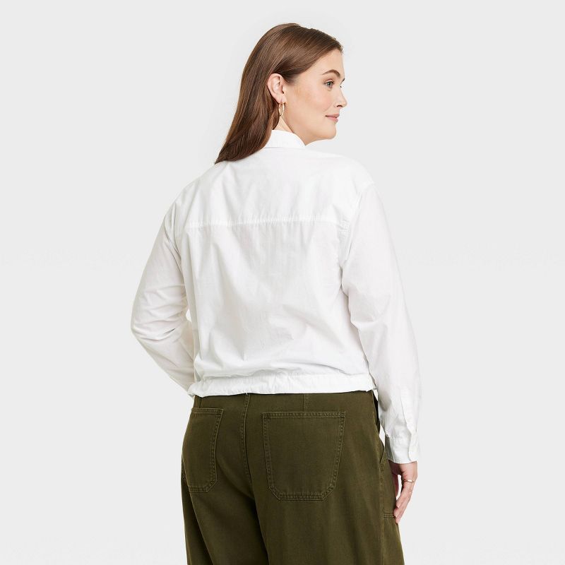 Women's Long Sleeve Collared Button-Down Shirt - Universal Thread™, 3 of 9
