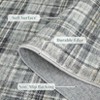 Farmhouse Area Rug, Washable Non-Slip Plaid Rug ¨C Soft Large Living Room Carpet for Bedroom, Office, Nursery - 3 of 4