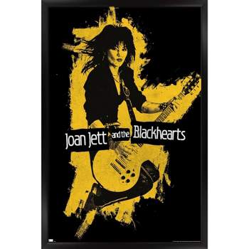 Trends International Joan Jett and the Blackhearts - Guitar Framed Wall Poster Prints
