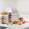 Sorbus 28-Piece Glass Food Storage Containers with Lids - Airtight, Microwave, Fridge, Dishwasher, Oven Safe, BPA-Free, Meal Prep Containers - 4 of 4