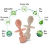 Silicone Baby Spoons for Baby Led Weaning 2-Pack, First Stage Baby Feeding Spoon Set Gum Friendly BPA Lead Phthalate and Plastic Free - 2 of 4