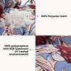 ARTPLAN Outdoor Cushions for Settee,Wicker Loveseat Cushions with Tie,Tufted Patio Cushions 2 U-Shaped Set of 5 Piece,L44xW19，Floral - 3 of 4