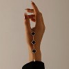 Qitian Clover Bracelet for Women 18K Gold Four Leaf Pink Lucky Link Clover Bracelets, Trendy Bracelets Set Jewelry - 4 of 4