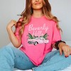 Simply Sage Market Women's Beverly Hills Retro Car Short Sleeve Garment Dyed Tee - 2 of 2