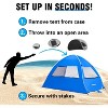 MaseiKar UPF 50+ Pop Up Beach Tent Sun Shelter for 4 Person, Portable Beach Umbrella Cabana - 4 of 4