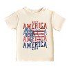 The Juniper Shop America Wave Stacked Coquette Toddler Short Sleeve Tee - 2 of 4