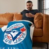 MLB Toronto Blue Jays  Cooperstown Collection Throwback Silk Touch Throw Blanket 50 x 60 Inches - 2 of 4