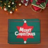 Unique Bargains Christmas Place Mats Linen Brown Green 13"x17.7" 2 Pcs - 2 of 4
