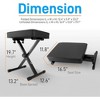 Pyle Adjustable Keyboard Bench - Padded Seat, X-Style Foldable, PKST52 - 2 of 4