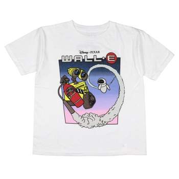 Disney Wall-E Boys' Flying with Eve Space Journey Graphic T-Shirt Kids