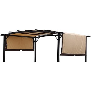 12x9 Ft Universal Canopy Cover Replacement UV Protection Shade Cover Canopy Privacy Patio Shade Screen Outdoor Shade Cover Replacement - 1 of 4